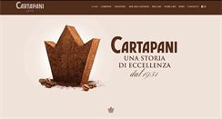 Desktop Screenshot of cartapani.it