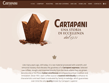 Tablet Screenshot of cartapani.it